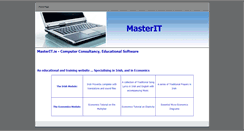 Desktop Screenshot of masterit.ie