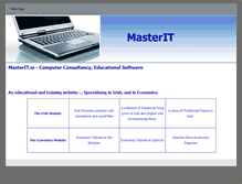 Tablet Screenshot of masterit.ie